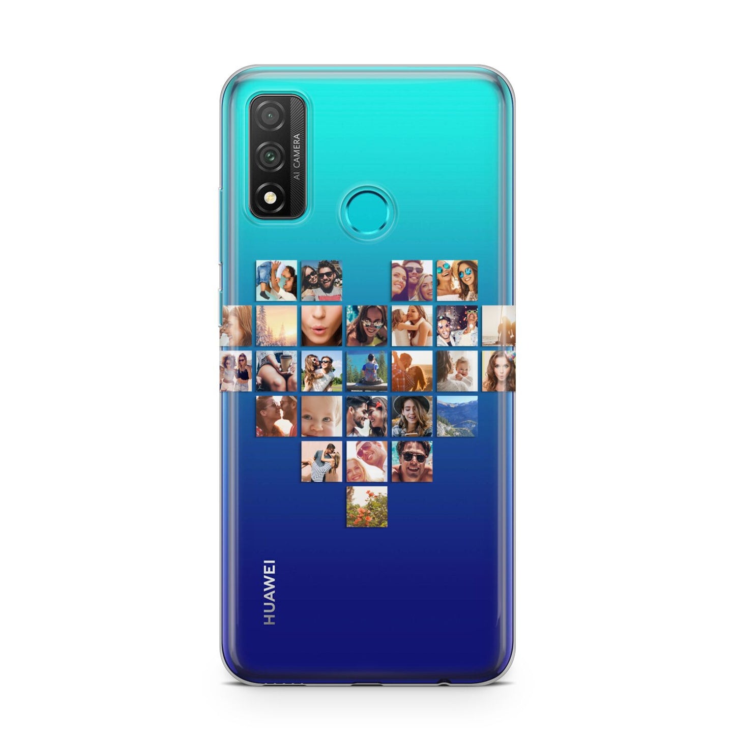 Large Heart Photo Montage Upload Huawei P Smart 2020