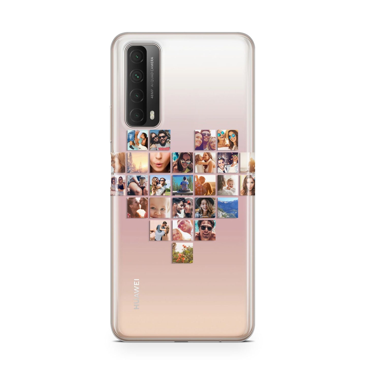 Large Heart Photo Montage Upload Huawei P Smart 2021