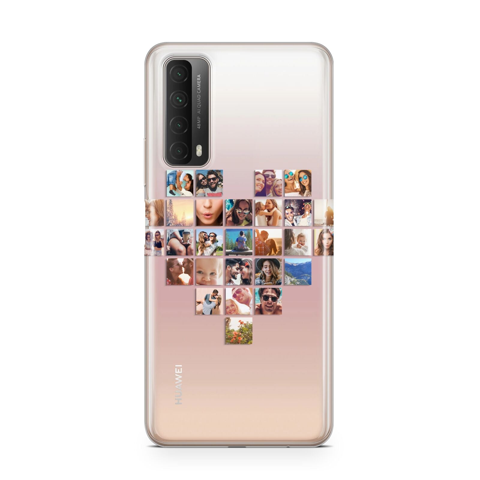 Large Heart Photo Montage Upload Huawei P Smart 2021