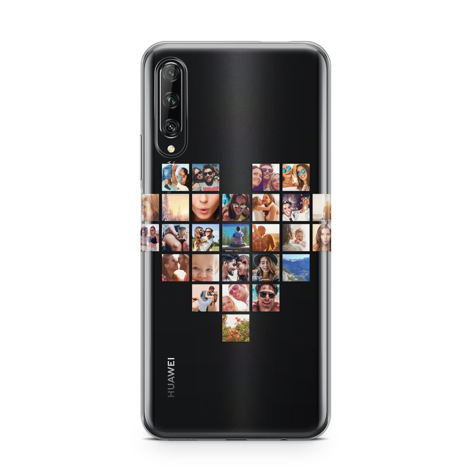 Large Heart Photo Montage Upload Huawei P Smart Pro 2019