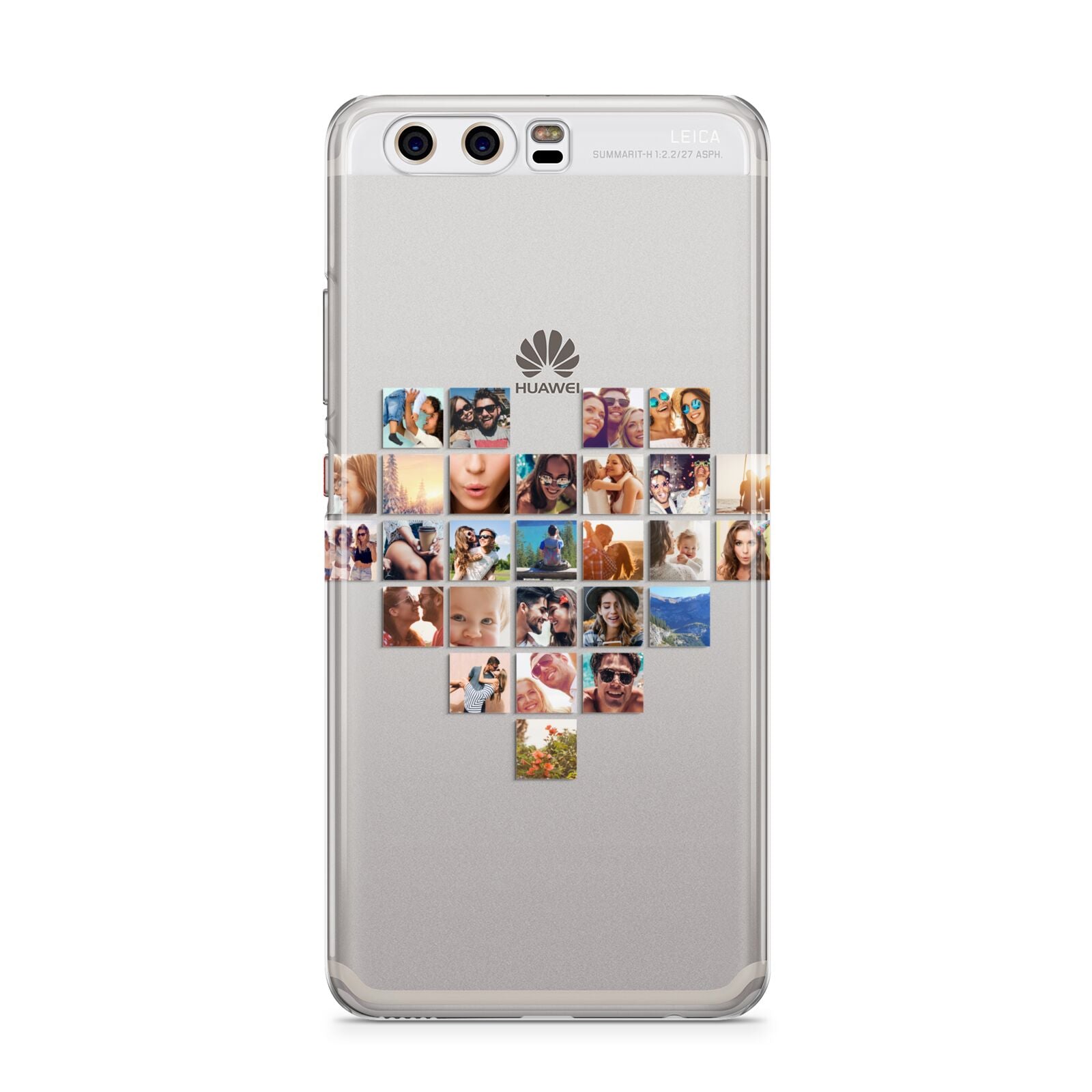 Large Heart Photo Montage Upload Huawei P10 Phone Case