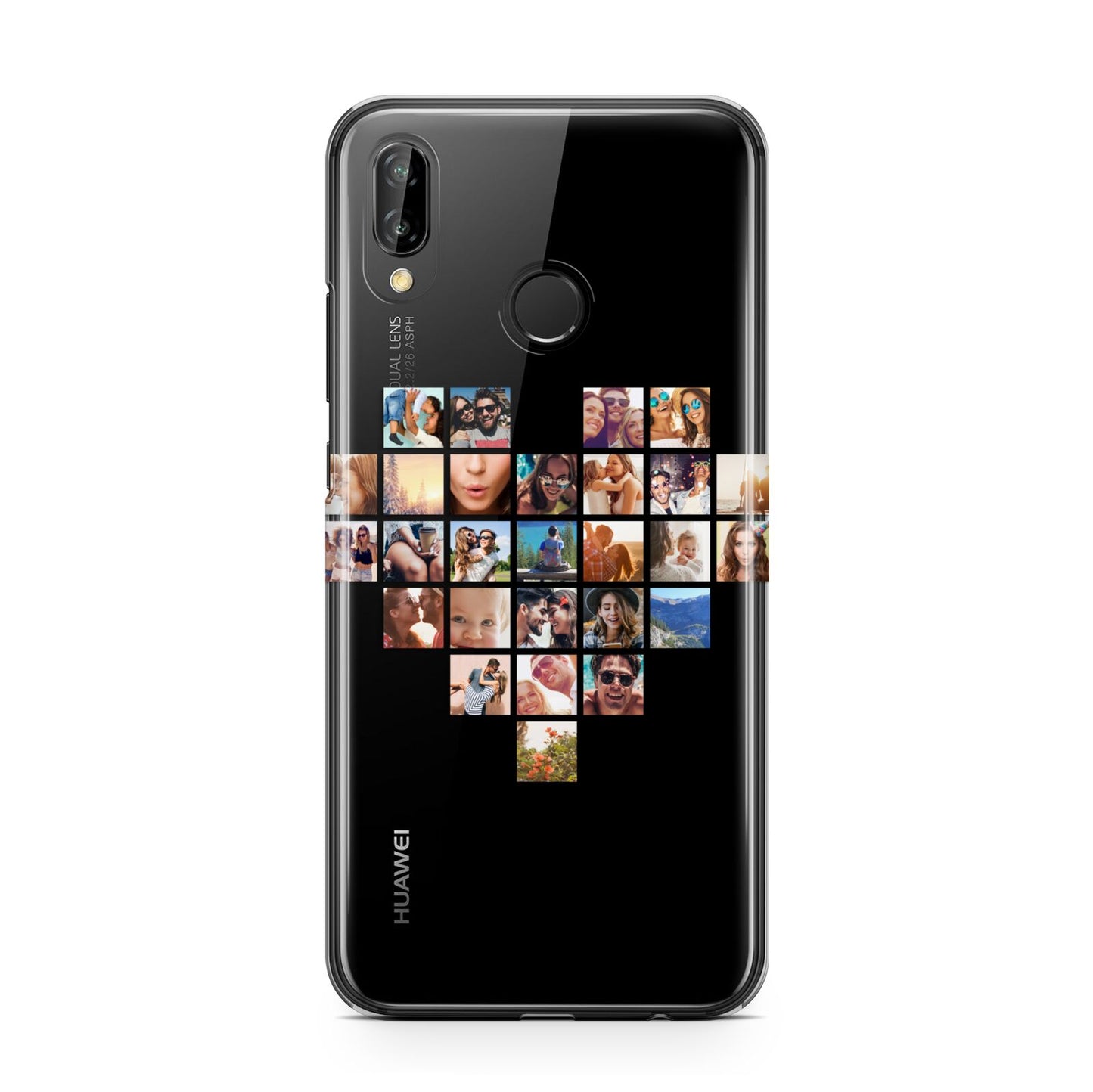 Large Heart Photo Montage Upload Huawei P20 Lite Phone Case
