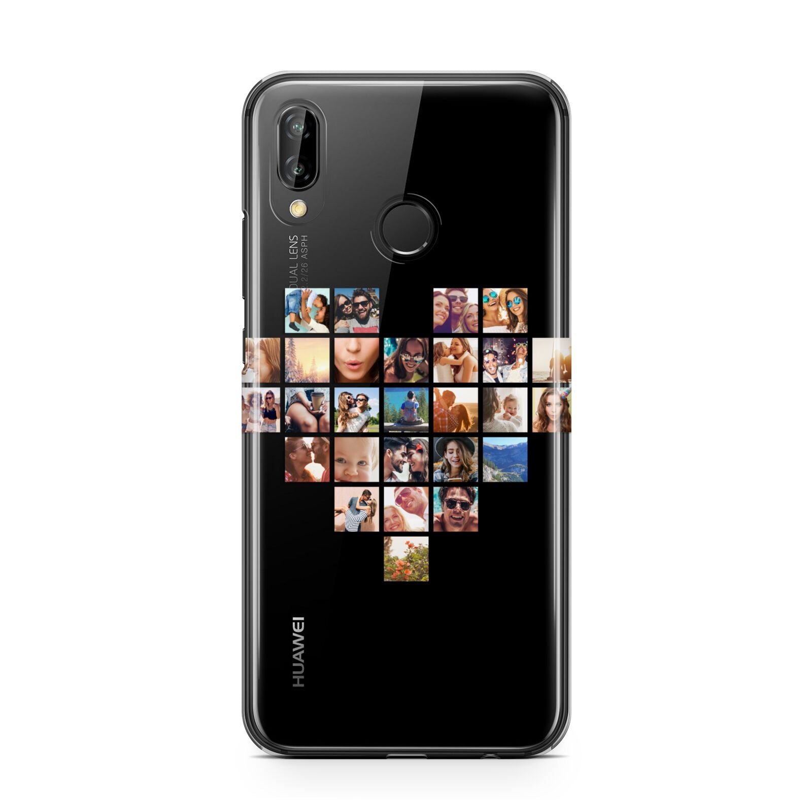 Large Heart Photo Montage Upload Huawei P20 Lite Phone Case