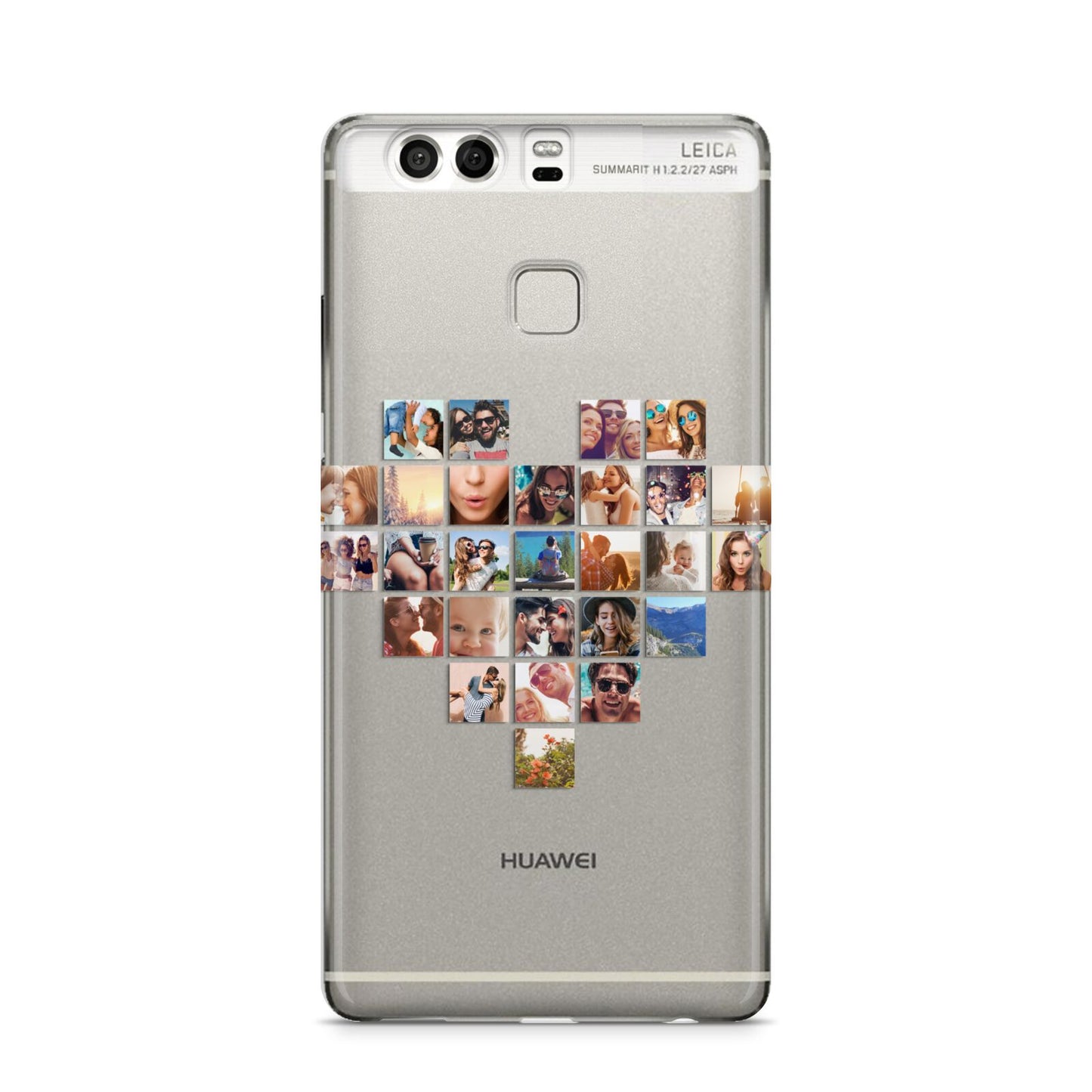 Large Heart Photo Montage Upload Huawei P9 Case