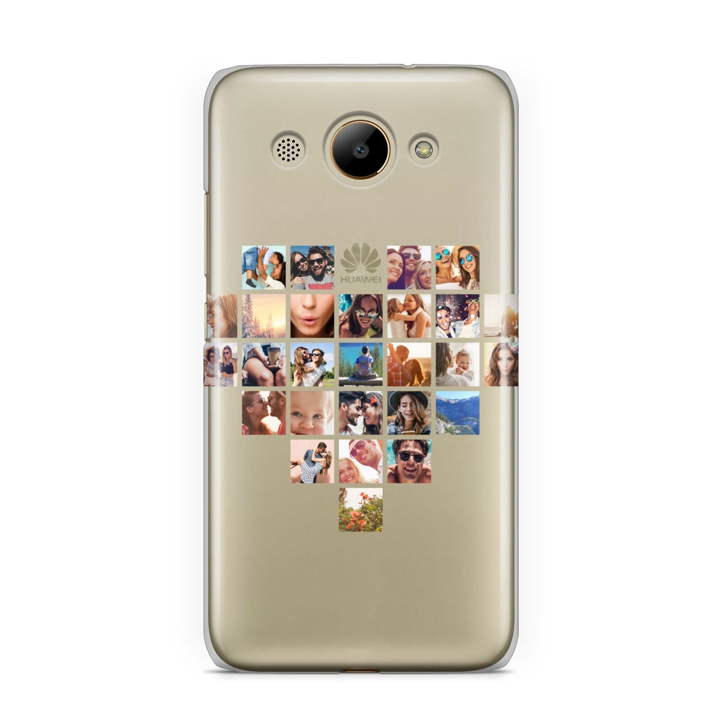 Large Heart Photo Montage Upload Huawei Y3 2017