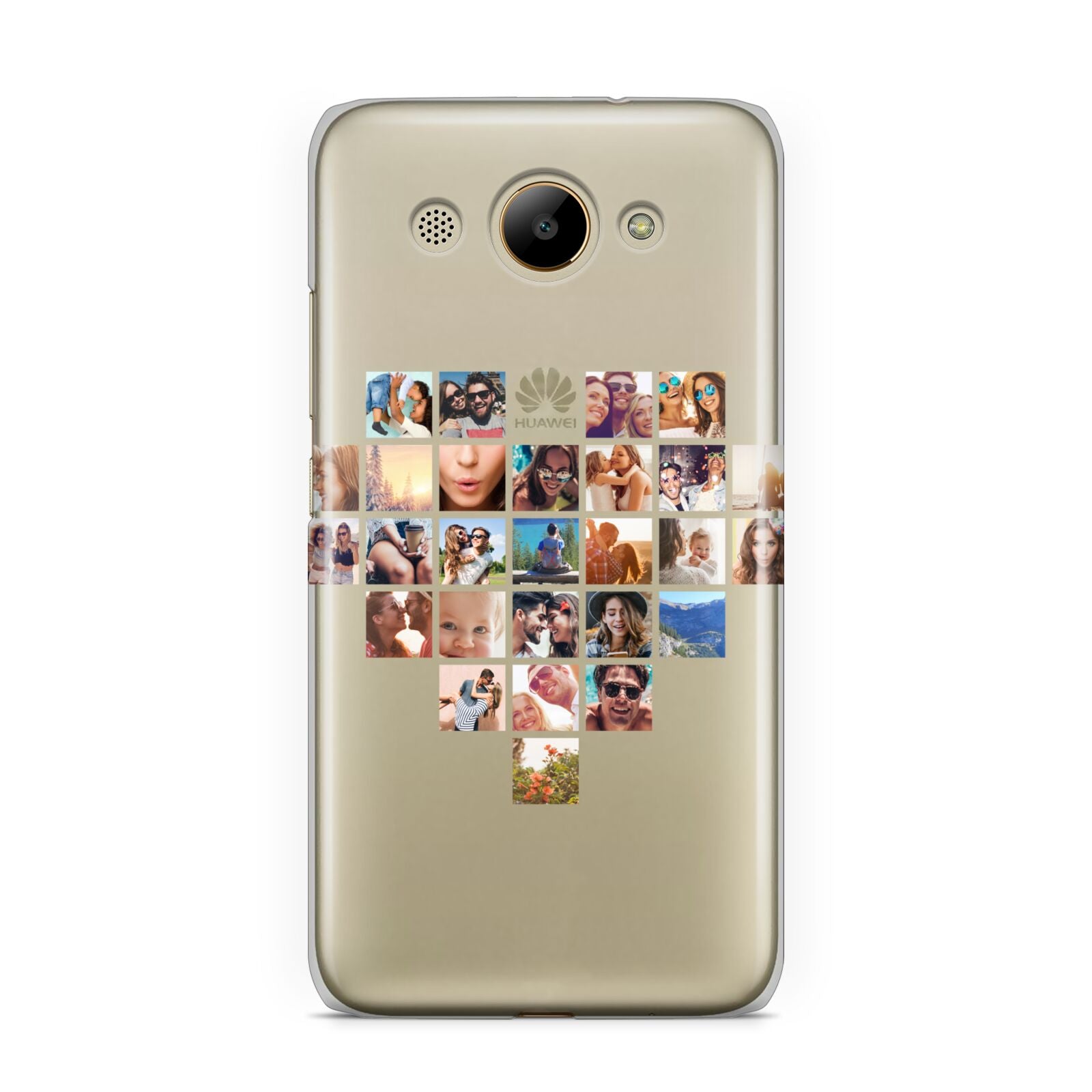 Large Heart Photo Montage Upload Huawei Y3 2017