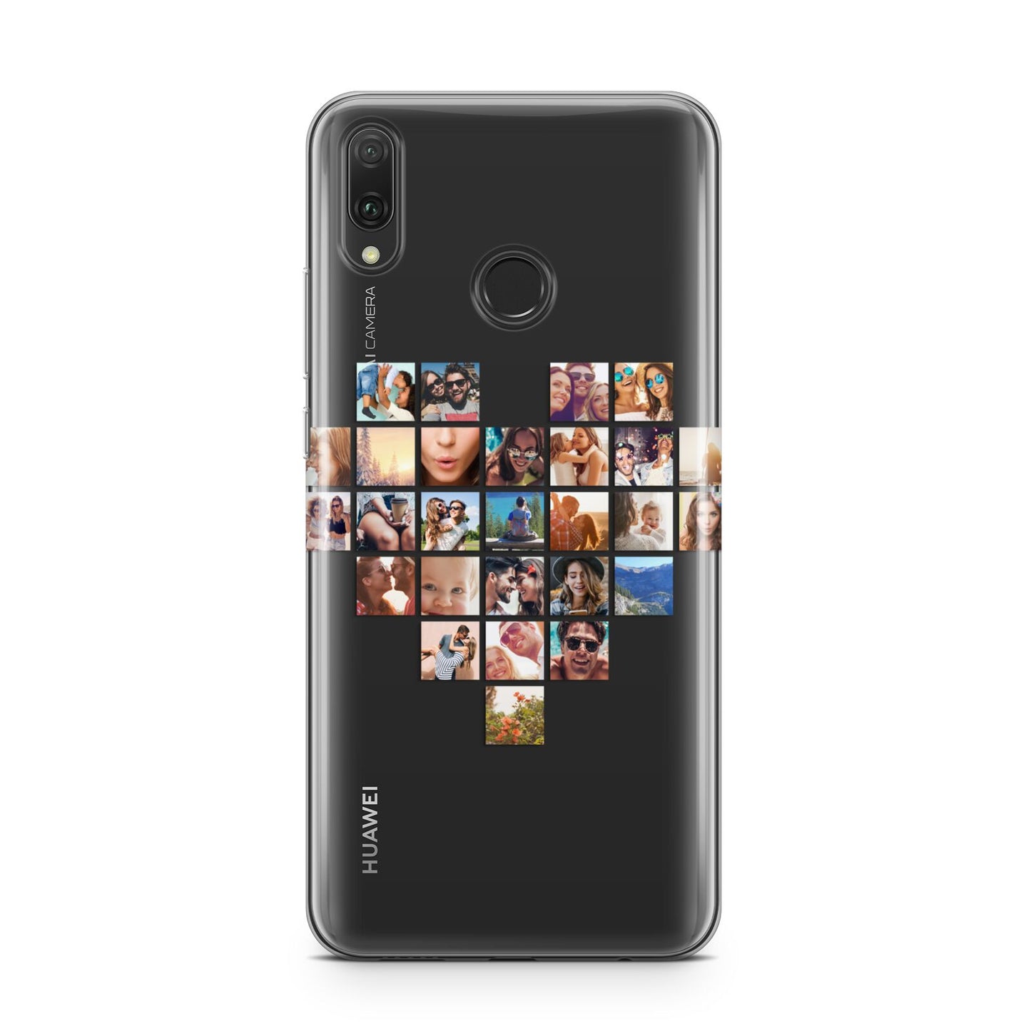Large Heart Photo Montage Upload Huawei Y9 2019
