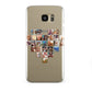 Large Heart Photo Montage Upload Samsung Galaxy S7 Edge Case