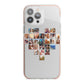 Large Heart Photo Montage Upload iPhone 13 Pro Max TPU Impact Case with Pink Edges