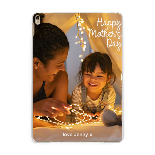 Large Mothers Day Photo with Name Apple iPad Gold Case