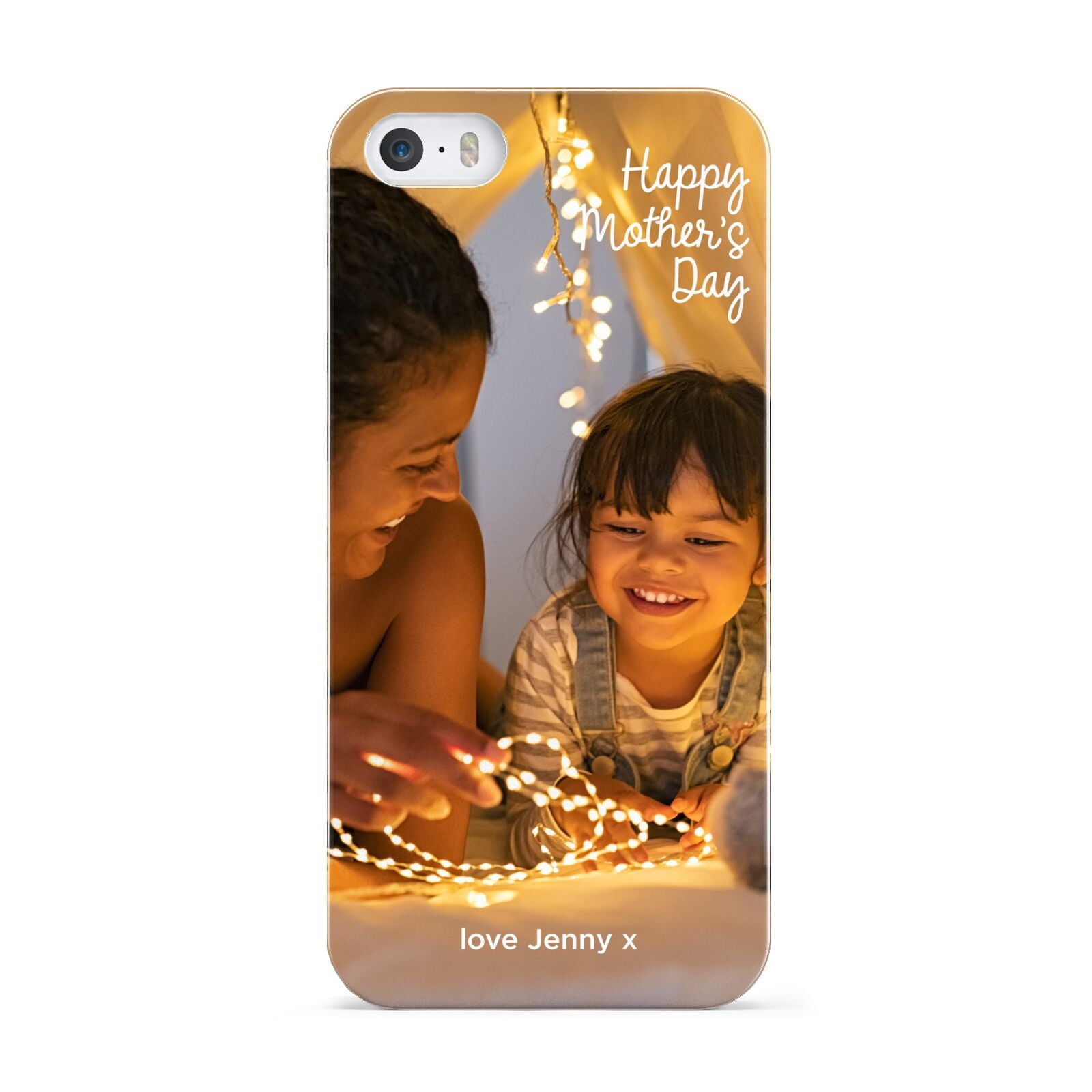 Large Mothers Day Photo with Name Apple iPhone 5 Case
