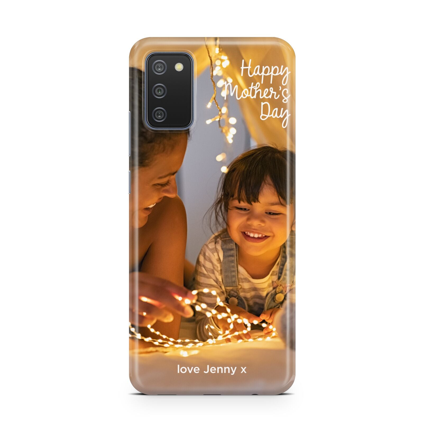Large Mothers Day Photo with Name Samsung A02s Case