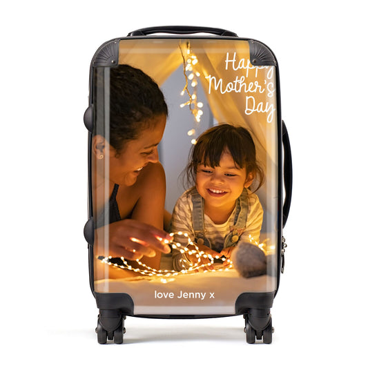 Large Mothers Day Photo with Name Suitcase