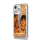 Large Mothers Day Photo with Name iPhone 14 Pro Max Clear Tough Case Silver Angled Image