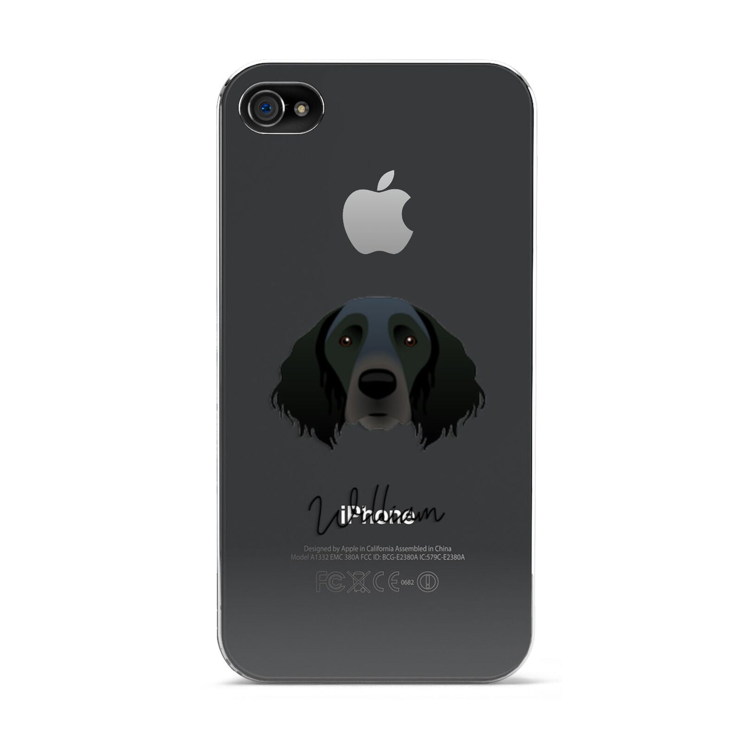 Large Munsterlander Personalised Apple iPhone 4s Case