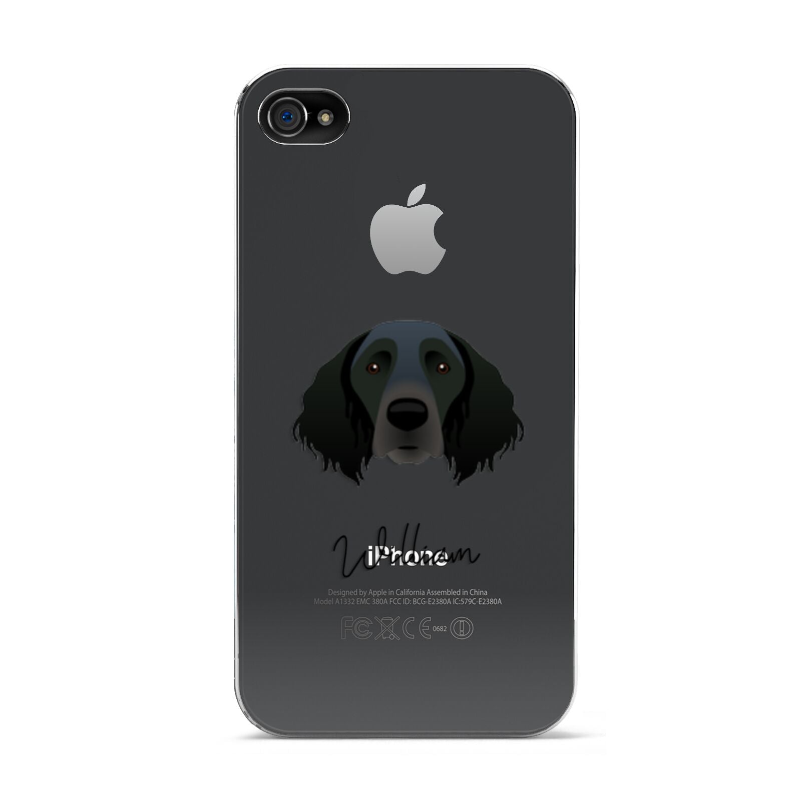 Large Munsterlander Personalised Apple iPhone 4s Case