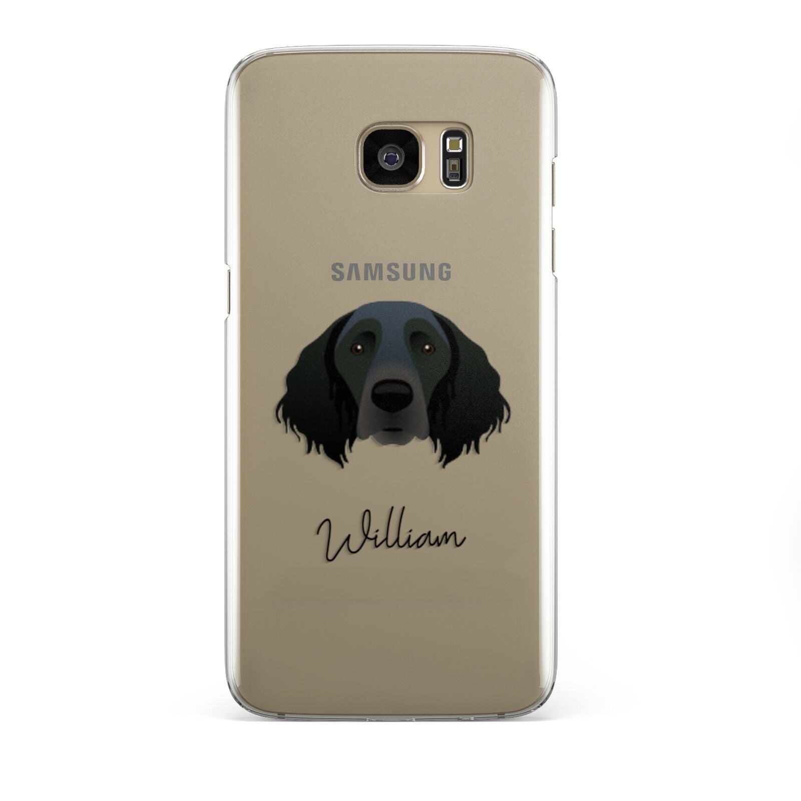Large Munsterlander Personalised Samsung Galaxy S7 Edge Case