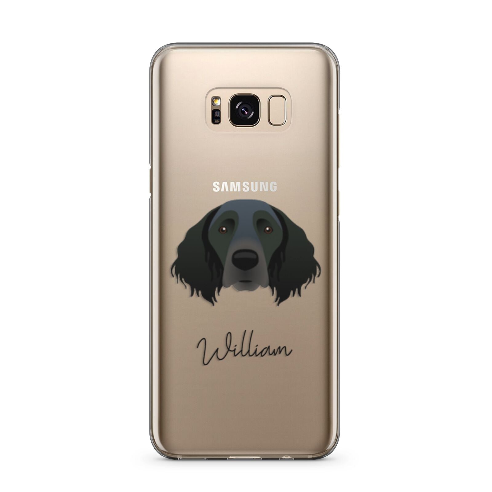 Large Munsterlander Personalised Samsung Galaxy S8 Plus Case
