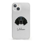 Large Munsterlander Personalised iPhone 13 Clear Bumper Case
