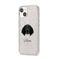 Large Munsterlander Personalised iPhone 14 Glitter Tough Case Starlight Angled Image