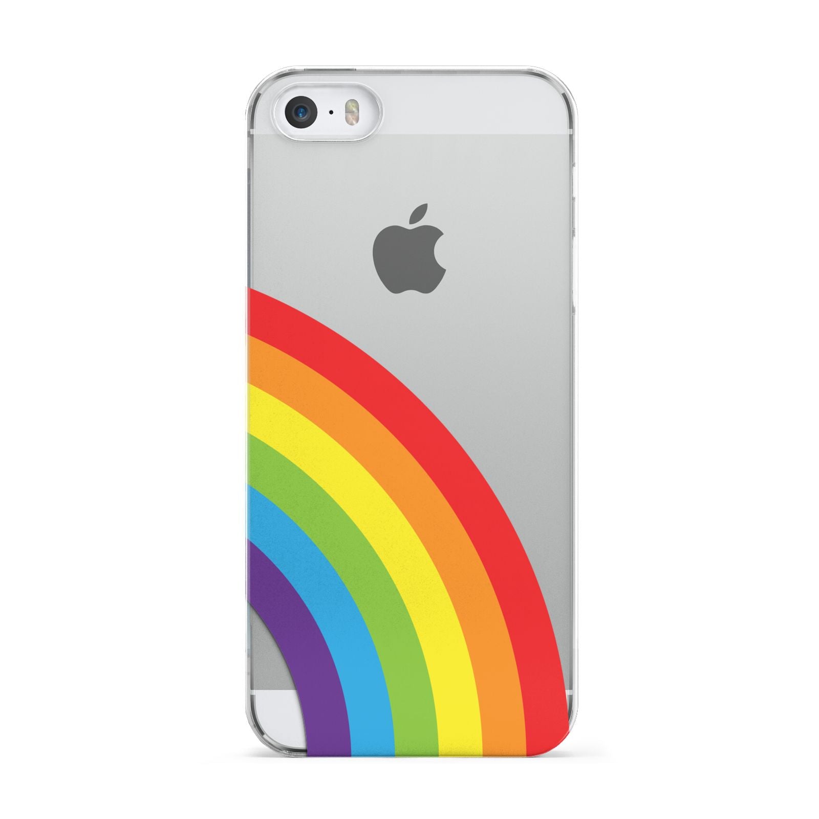 Large Rainbow Apple iPhone 5 Case