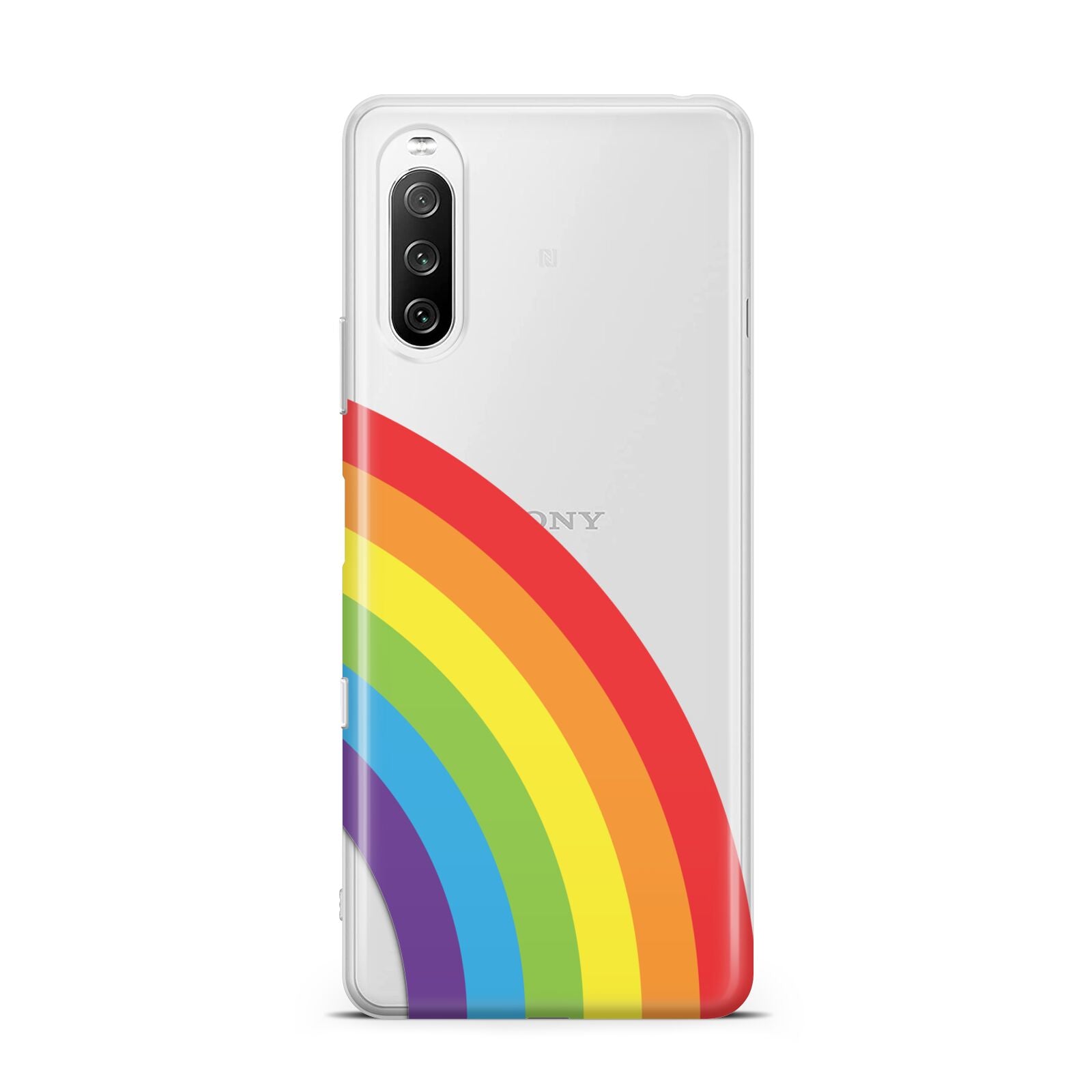 Large Rainbow Sony Xperia 10 III Case