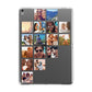 Left Diagonal Photo Montage Upload Apple iPad Grey Case
