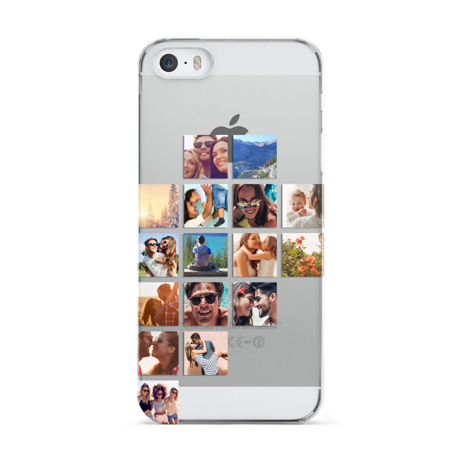 Left Diagonal Photo Montage Upload Apple iPhone 5 Case