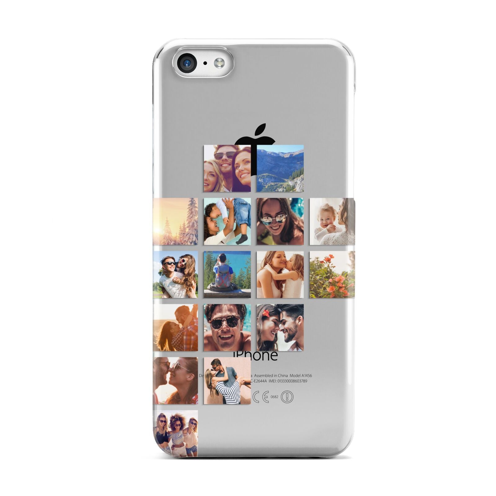 Left Diagonal Photo Montage Upload Apple iPhone 5c Case