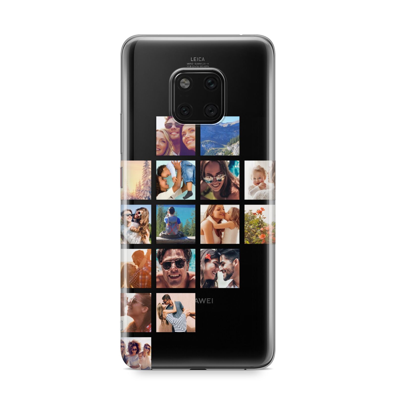 Left Diagonal Photo Montage Upload Huawei Mate 20 Pro Phone Case
