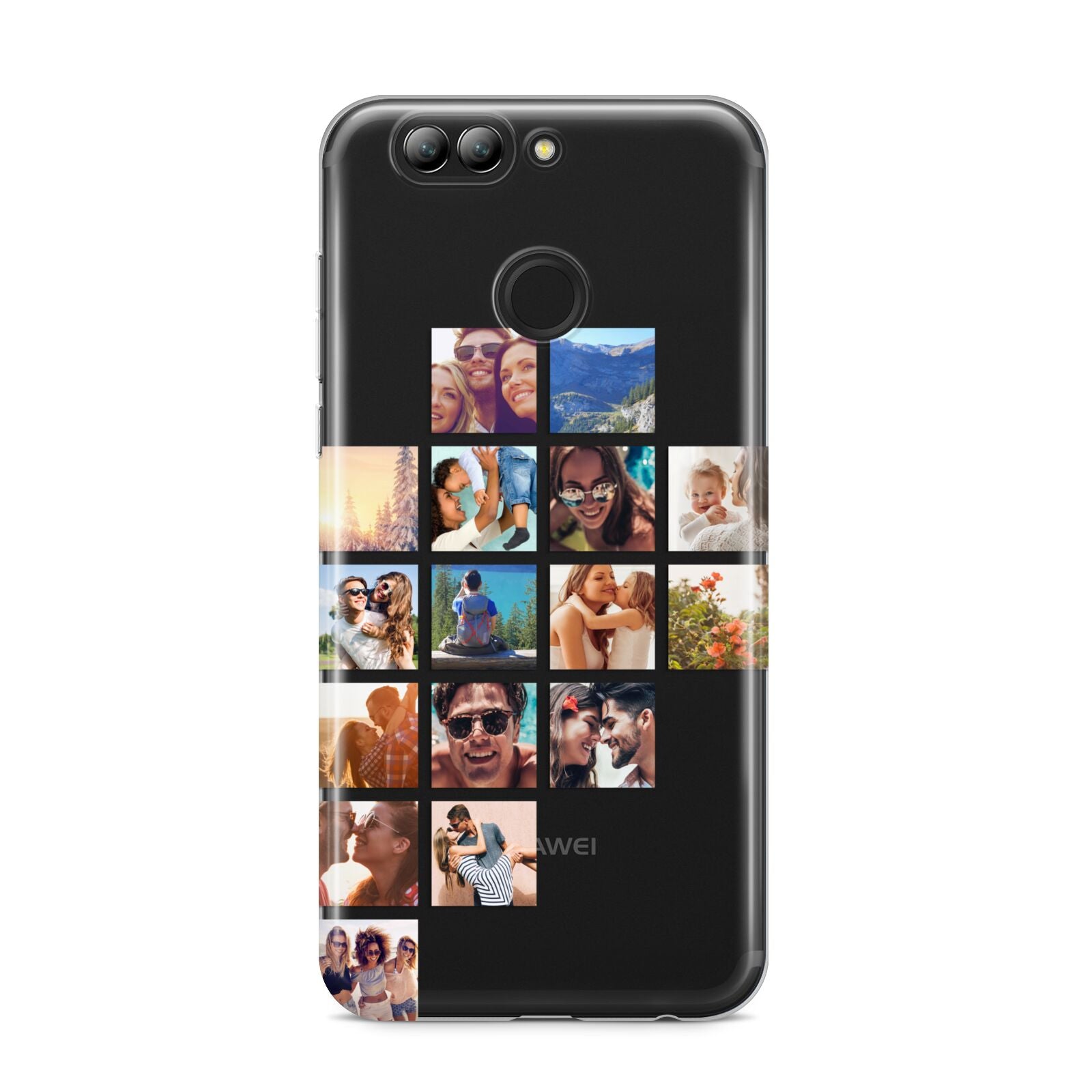 Left Diagonal Photo Montage Upload Huawei Nova 2s Phone Case