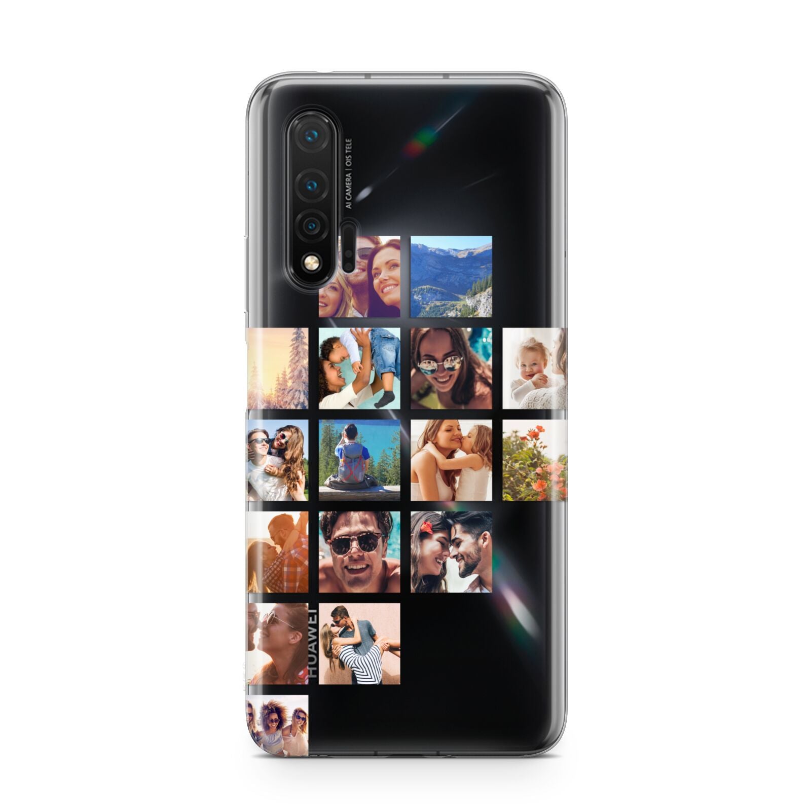 Left Diagonal Photo Montage Upload Huawei Nova 6 Phone Case