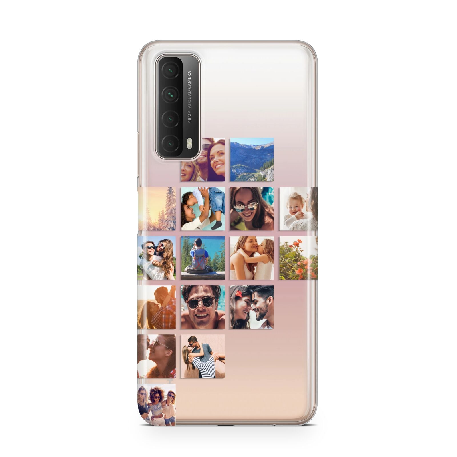 Left Diagonal Photo Montage Upload Huawei P Smart 2021