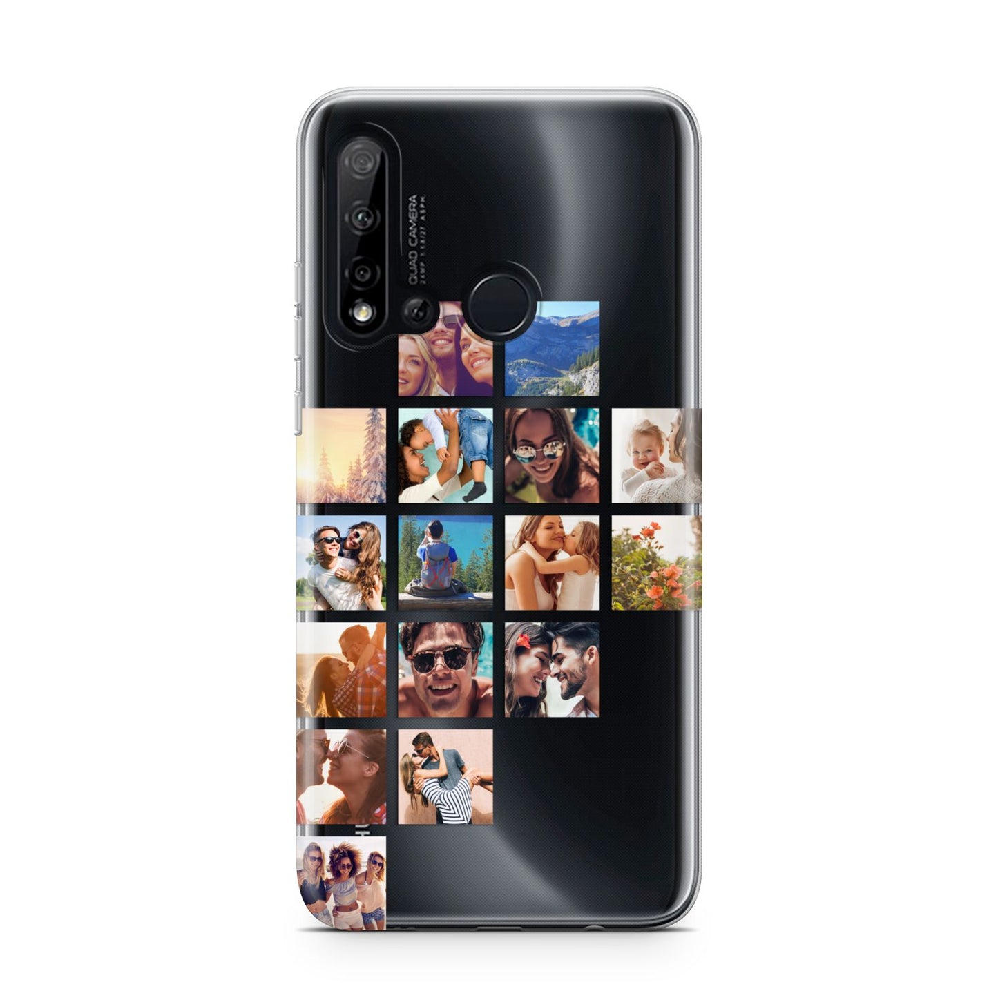 Left Diagonal Photo Montage Upload Huawei P20 Lite 5G Phone Case
