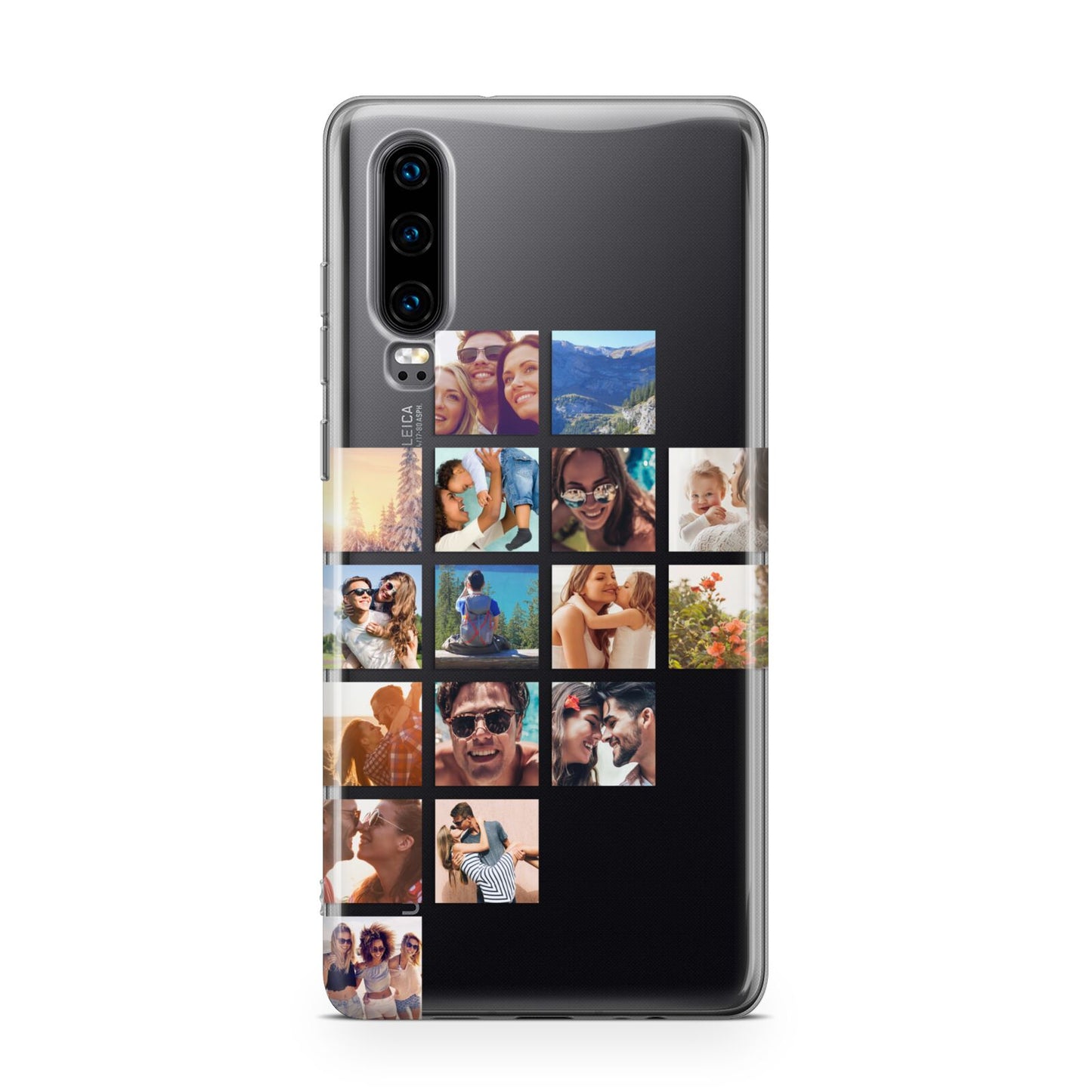 Left Diagonal Photo Montage Upload Huawei P30 Phone Case