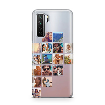 Left Diagonal Photo Montage Upload Huawei P40 Lite 5G Phone Case