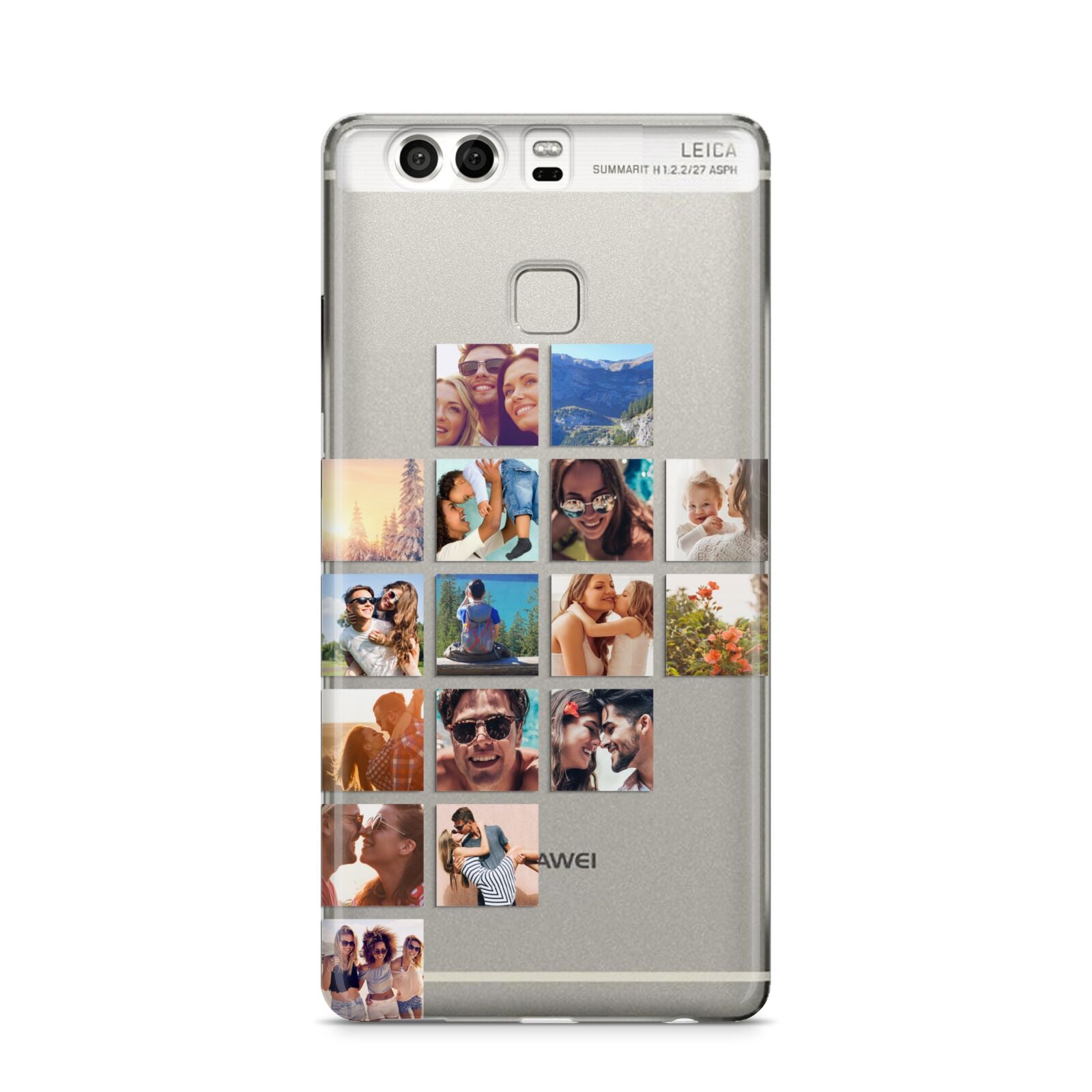 Left Diagonal Photo Montage Upload Huawei P9 Case
