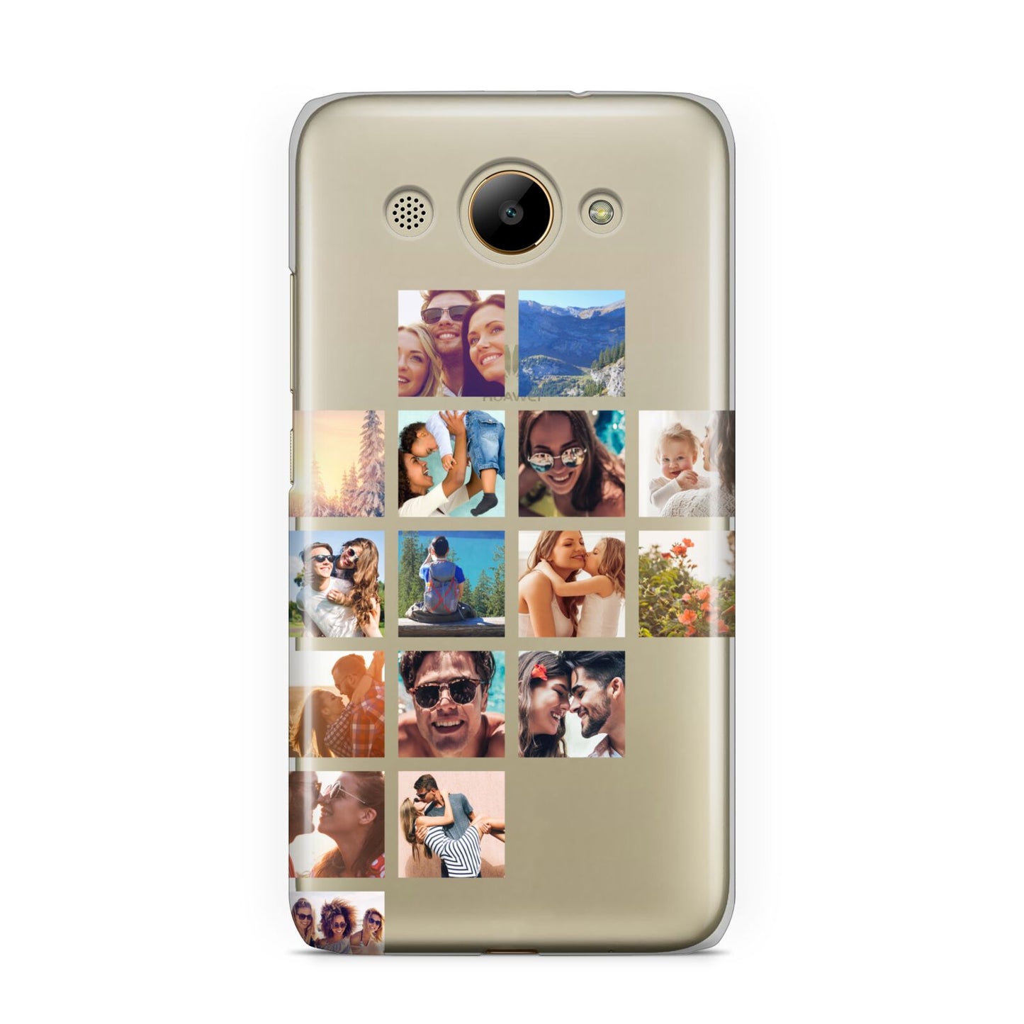 Left Diagonal Photo Montage Upload Huawei Y3 2017