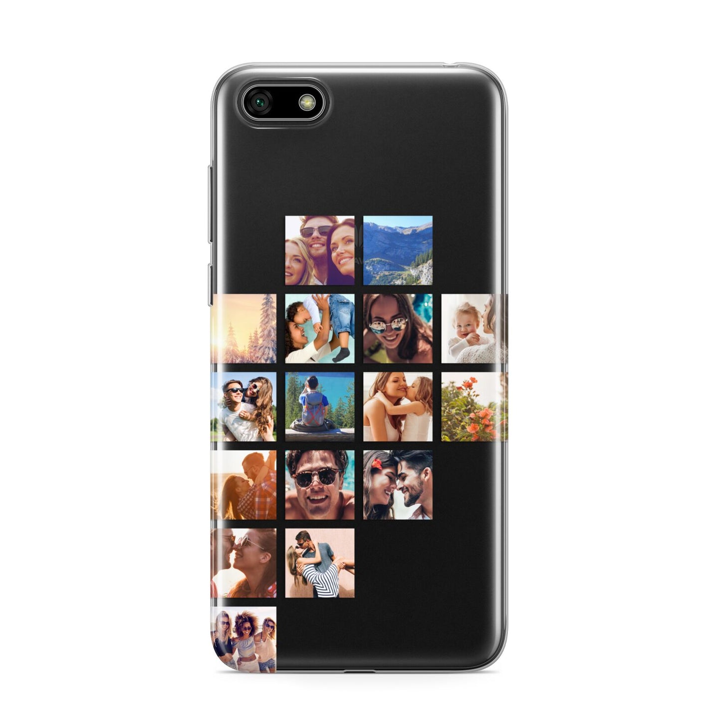 Left Diagonal Photo Montage Upload Huawei Y5 Prime 2018 Phone Case