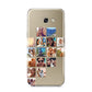 Left Diagonal Photo Montage Upload Samsung Galaxy A5 2017 Case on gold phone
