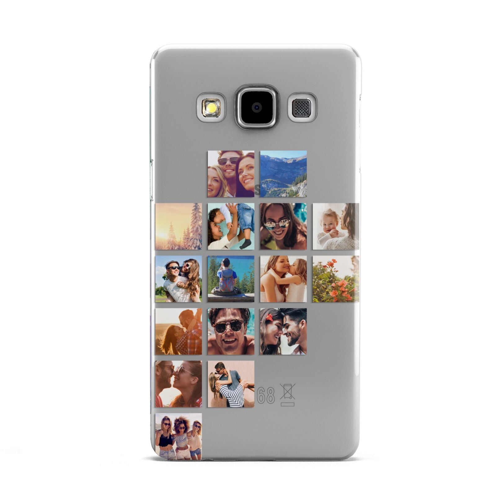 Left Diagonal Photo Montage Upload Samsung Galaxy A5 Case