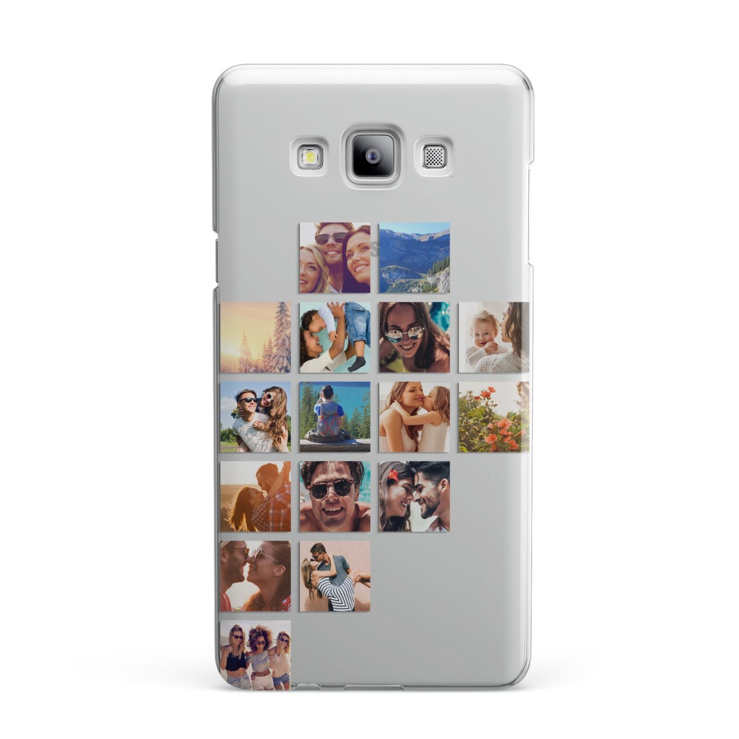Left Diagonal Photo Montage Upload Samsung Galaxy A7 2015 Case