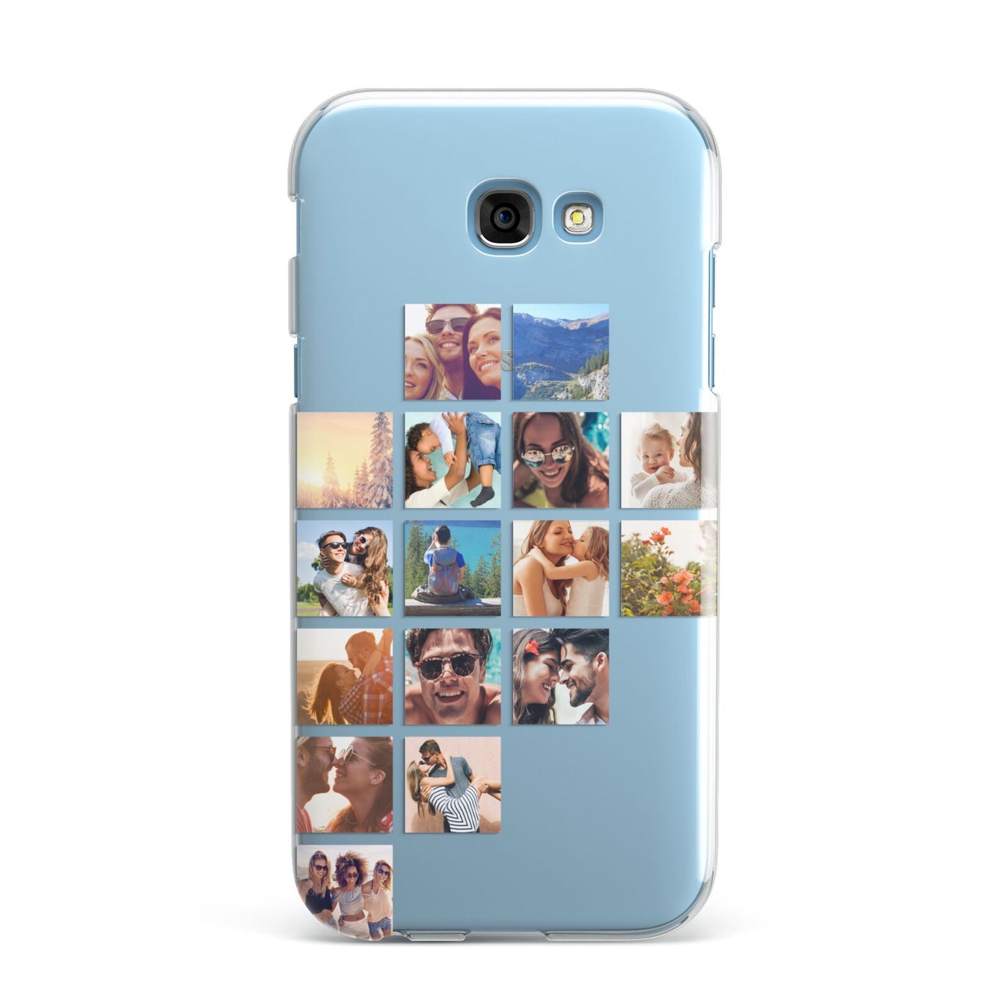 Left Diagonal Photo Montage Upload Samsung Galaxy A7 2017 Case