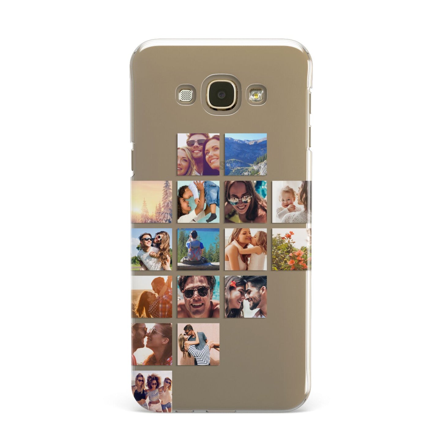 Left Diagonal Photo Montage Upload Samsung Galaxy A8 Case