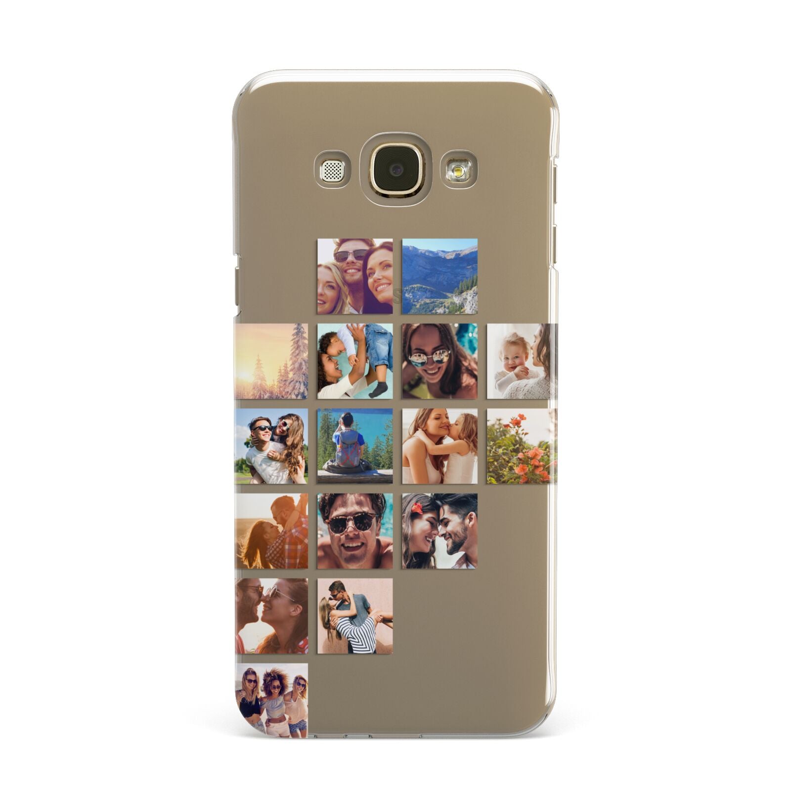 Left Diagonal Photo Montage Upload Samsung Galaxy A8 Case