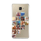 Left Diagonal Photo Montage Upload Samsung Galaxy A9 2016 Case on gold phone