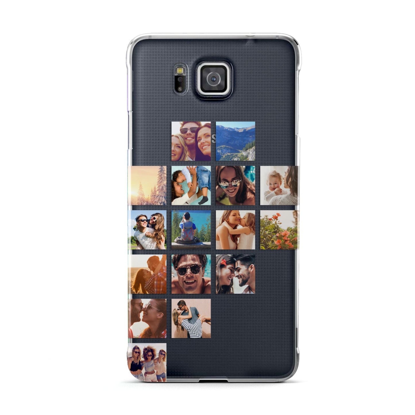 Left Diagonal Photo Montage Upload Samsung Galaxy Alpha Case