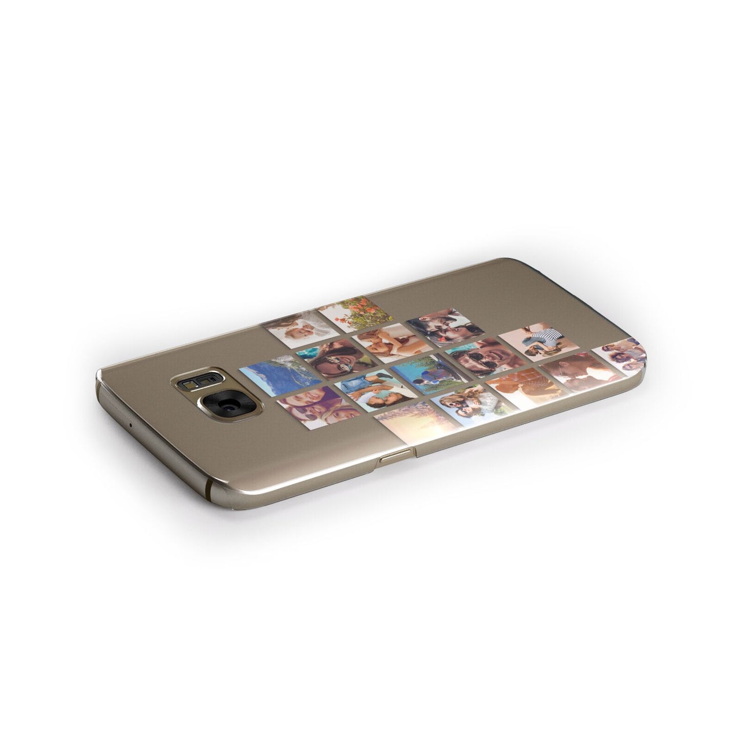Left Diagonal Photo Montage Upload Samsung Galaxy Case Side Close Up