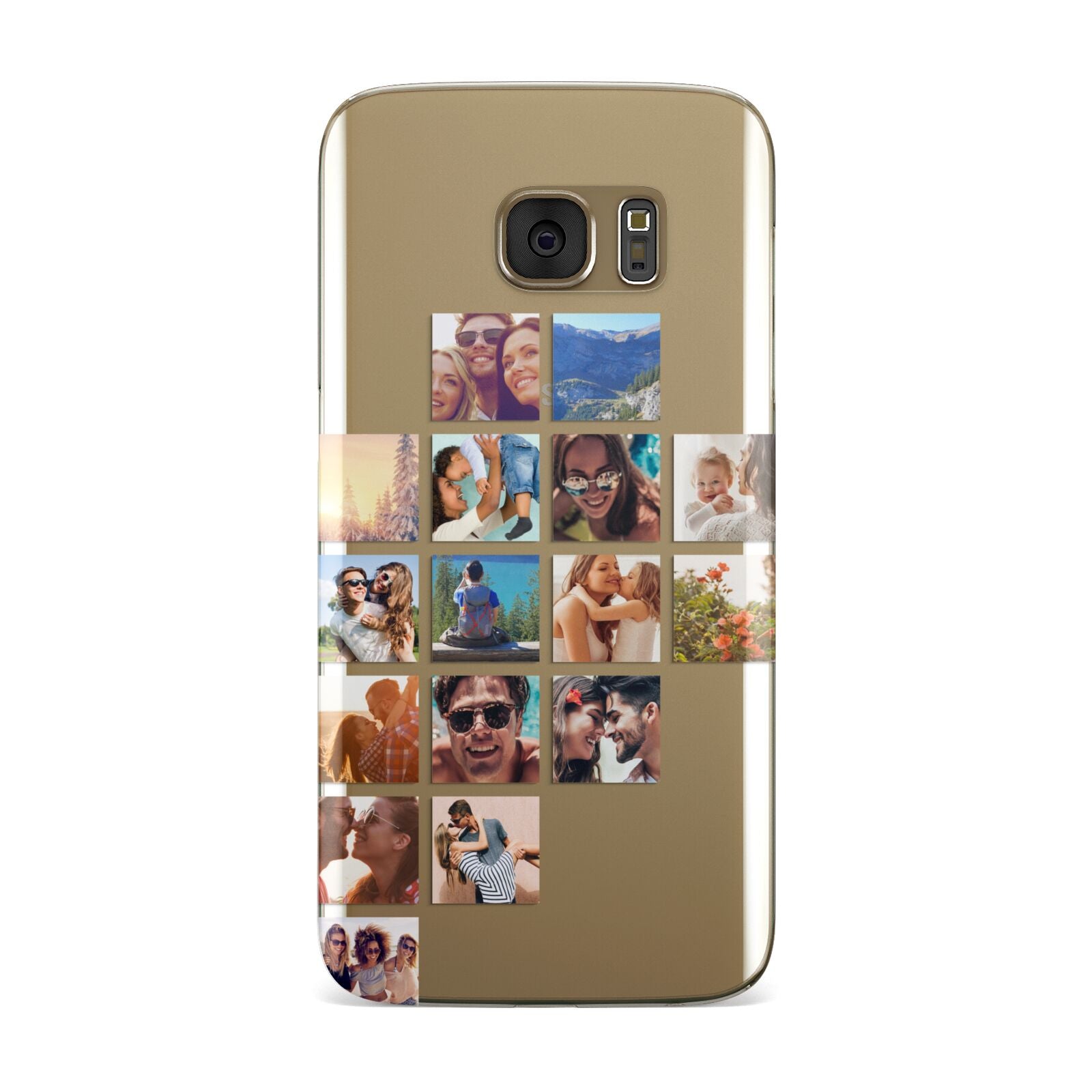 Left Diagonal Photo Montage Upload Samsung Galaxy Case