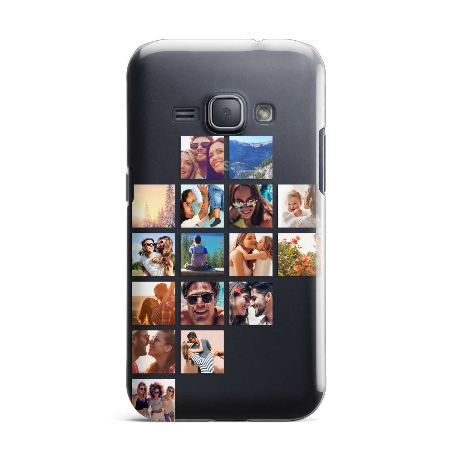 Left Diagonal Photo Montage Upload Samsung Galaxy J1 2016 Case